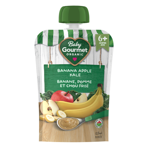 Buy Baby Gourmet Organic Puree Banana Apple Kale 128 ml FreshCo