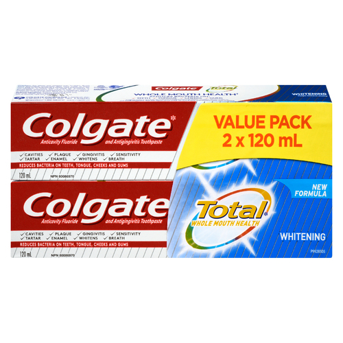Buy Colgate Toothpaste Whitening 2 x 120 ml | Sobeys Inc.