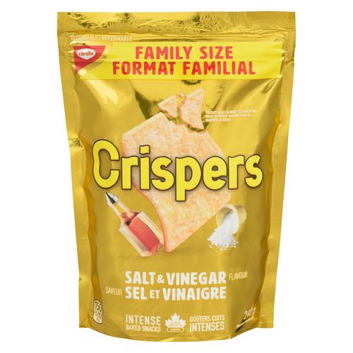 Crispers Crackers Salt & Vinegar 240 g