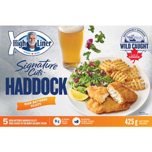 High Liner Frozen Haddock Fillet Beer Battered