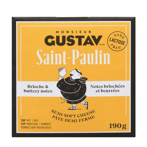 Monsieur Gustav Saint-Paulin Lactose-Free Semi Soft Cheese