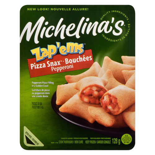 Michelinas Frozen Pizza Pepperoni Snax