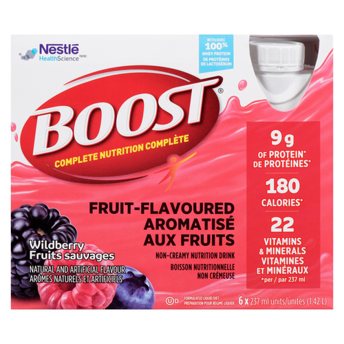 Nestle Boost Nutrition Fruit Drink Wildberry