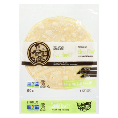 Buy La Tortilla Gluten-Free Tortillas Cauliflower 200 g | Safeway