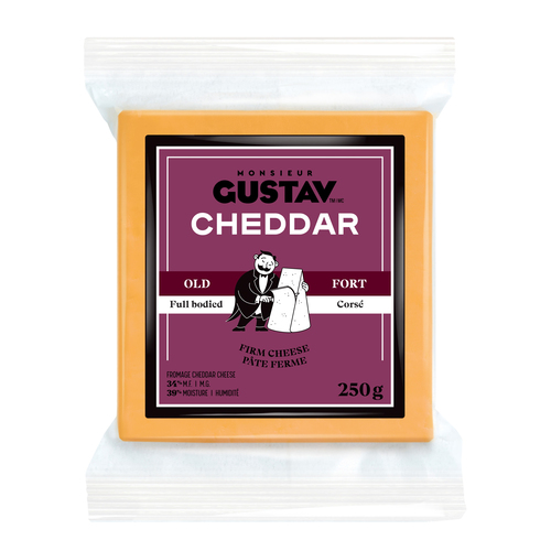 Monsieur Gustav Old White Cheddar Cheese