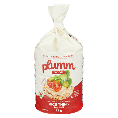 Plum-M-Good Crackers Thins Sea Salt