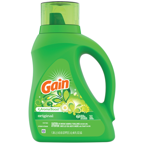 Gain Liquid Laundry Detergent Aroma Boost Original 1.36 L