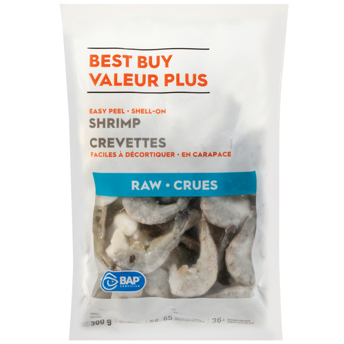 Best Buy Frozen Shrimp Pacific White Peeled Tail-On