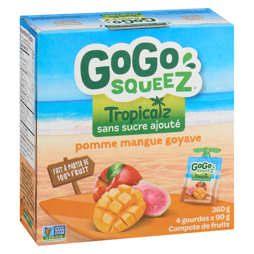 Buy Gogo Squeez Apple Sauce Tropical Apple Mango Guava 360 g