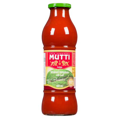 Mutti Tomato Puree With Fresh Basil