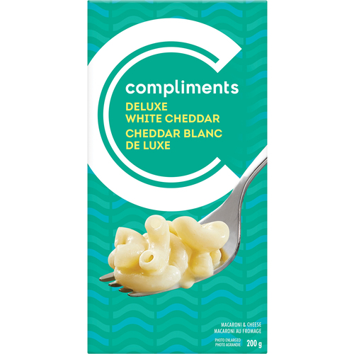 Buy Compliments Macaroni & Cheese Deluxe White Cheddar 200 g