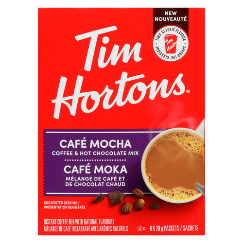 Tim Hortons Instant Coffee Mix Cafe Mocha