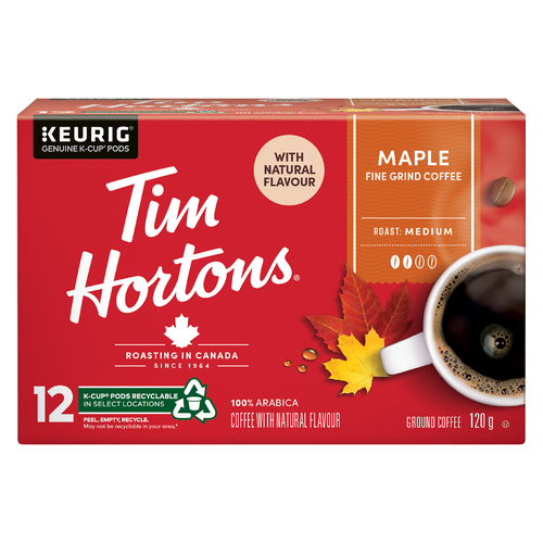 Tim Hortons Coffee Pods Maple Medium Roast