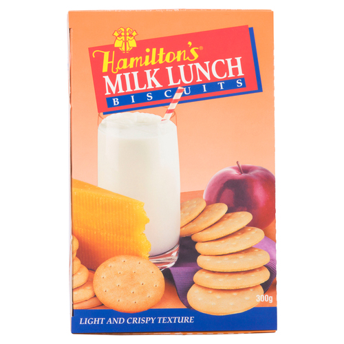 Hamilton Crackers Milk Lunch