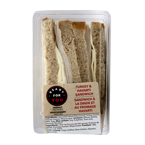 Whole Wheat Turkey & Havarti Sandwich