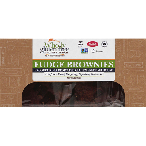 Wholly Wholesome Gluten-Free Fudge Brownies