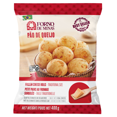 Forno de Minas Gluten-Free Frozen Cheese Rolls Classic