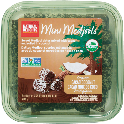 Buy Natural Delights Mini Medjools Date Rolls Organic Cocoa