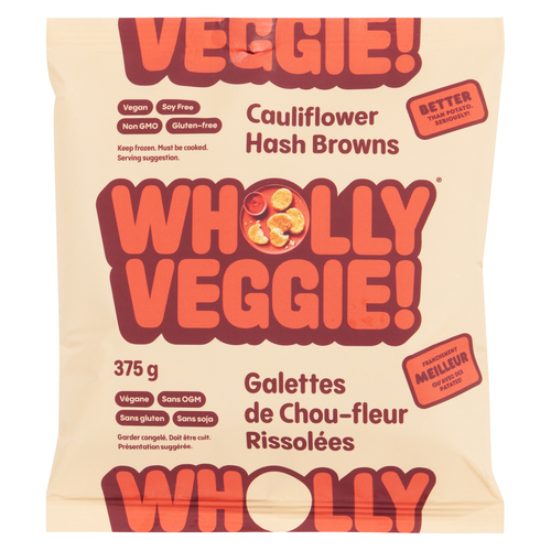 Wholly Veggie Frozen Cauliflower Hash Browns