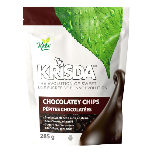 Buy Krisda Semi Sweet Stevia Chocolate Chips 285 g | Sobeys Inc.