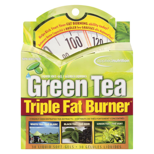 Applied Nutrition Green Tea Triple Fat Burner Liquid Soft Gels