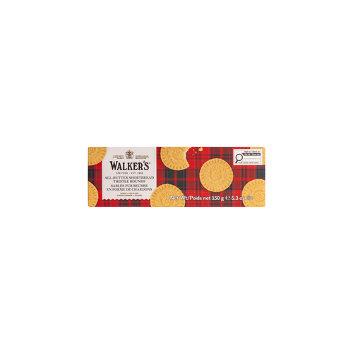 WALKERS Pure Butter Cookies, Shortbread Rounds
