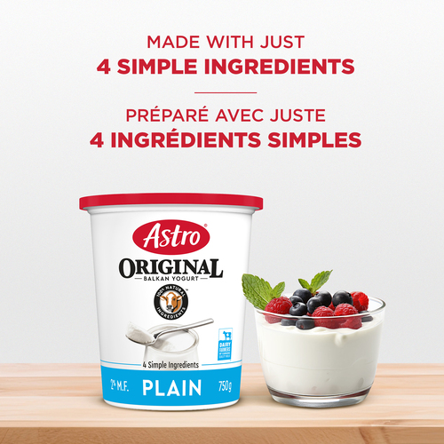 Buy Astro Original 2% Yogurt Balkan Style Plain 750 g | IGA