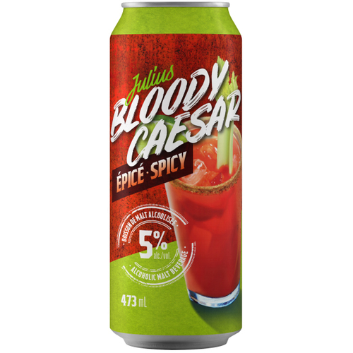 Buy Julius Bloody Caesar Spicy 5% Alcohol 473 ml (can) | IGA