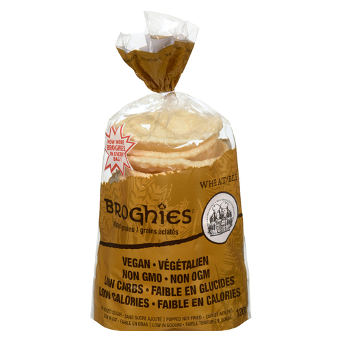 Broughies Popped Grains Wheat Wafers