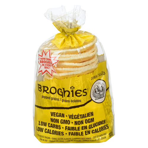 Broghies Vegan Poppers Grains Corn