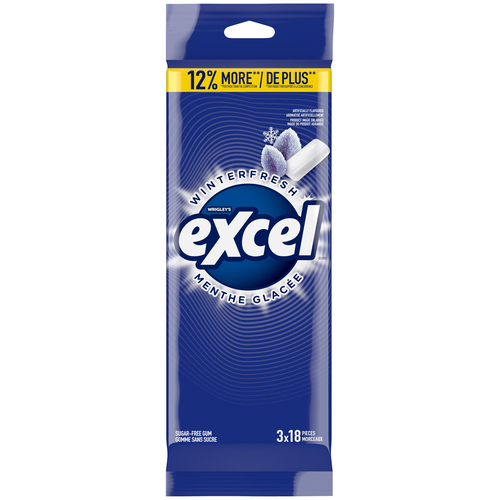 Excel Sugar Free Chewing Gum Strong Mint