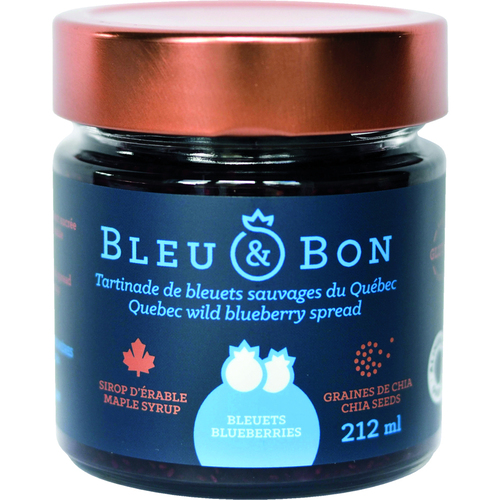 Buy Bleu & Bon Jam Wild Blueberry 212 ml | IGA