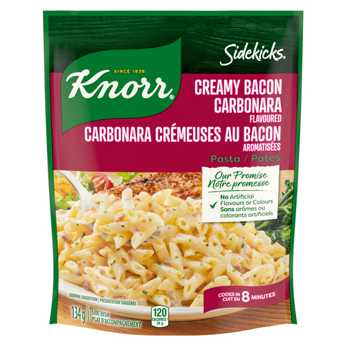 Buy Knorr Sidekicks Pasta Side Dish Creamy Bacon Carbonara 134 g