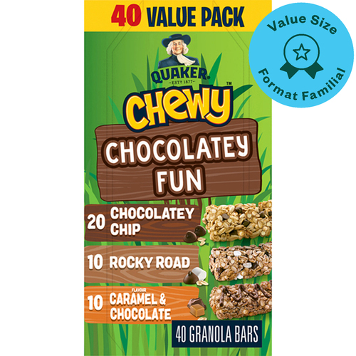 Quaker Chewy Chocolatey Fun Granola Bars