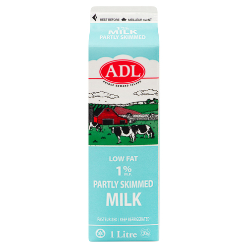 Buy ADL 1% Milk Partly Skimmed 1 L | Sobeys Inc.