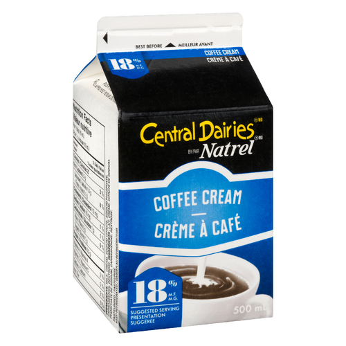 Buy Central Dairies 18% Coffee Cream 500 ml | Foodland