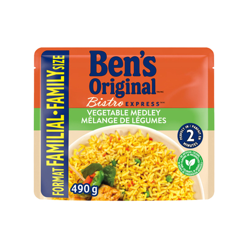 Buy Ben's Original Bistro Express Rice Vegetable Medley Family Size 490 ...
