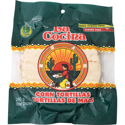 Buy La Cocina Soft Gluten-Free Corn Tortilla Shell 240 g | Sobeys Inc.