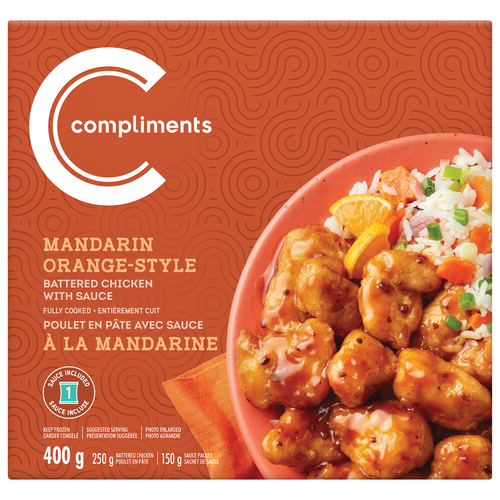 Compliments Frozen Battered Chicken Mandarin Orange Style