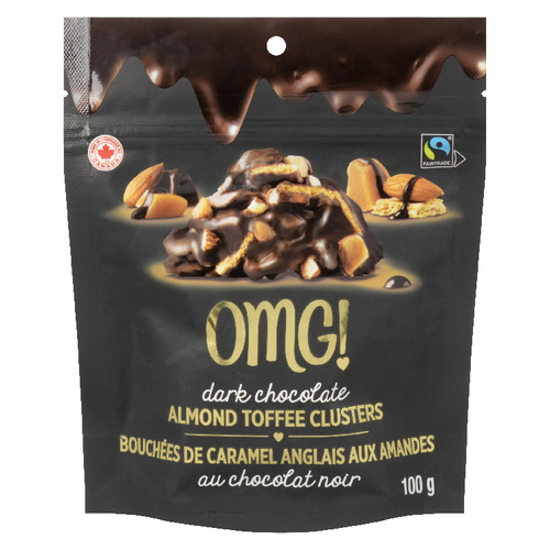トップス LGB TK15 CHOCOLATE Buy OMG's Dark Chocolate Almond Toffee Clusters 100 g | Foodland