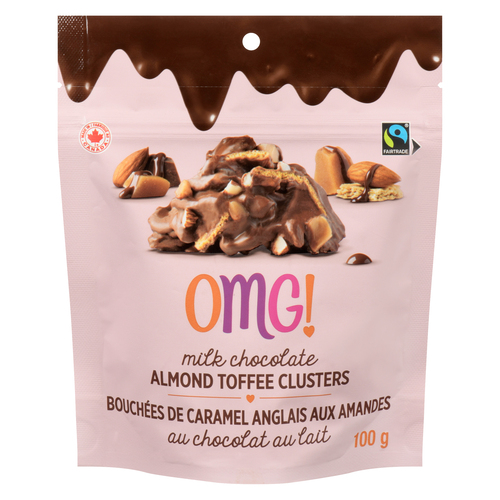 OMGs Milk Chocolate Cluster Almond Toffee
