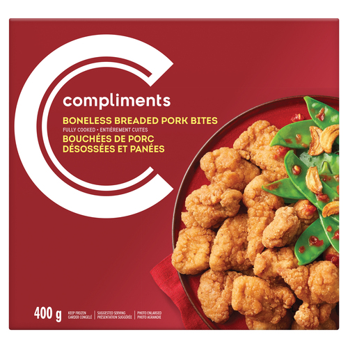 Compliments Breaded Boneless Bites Pork