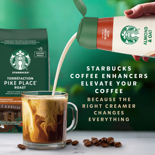 Buy Starbucks Non-Dairy Creamer Almond & Oat Hazelnut Latte 828 ml
