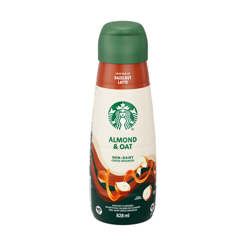 Buy Starbucks Non-Dairy Creamer Almond & Oat Hazelnut Latte 828 ml
