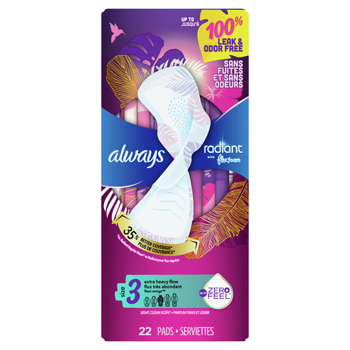Tampax Radiant Pads