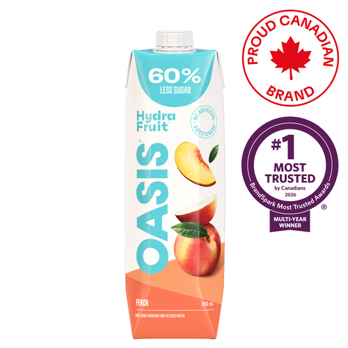 OASIS Hydra Fruit Peach Beverage