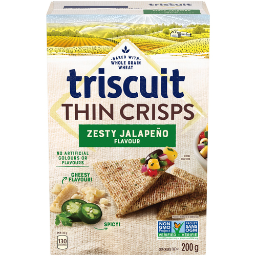 Triscuit Zesty Jalapeno Thin Crisp Snacking Crackers