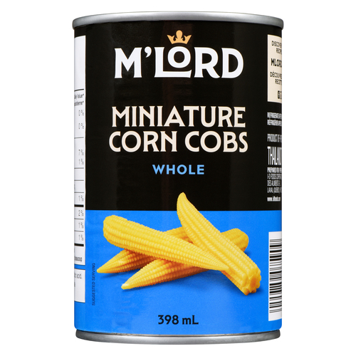 Buy M'Lord Miniature Corn Cobs Whole 398 ml | IGA