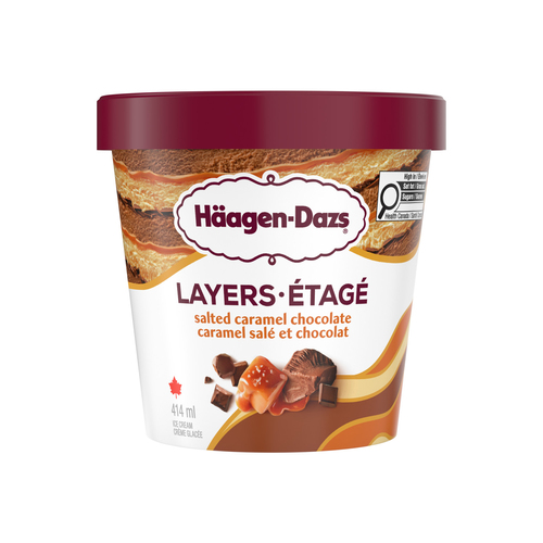 Häagen-Dazs Ice Cream Layers Salted Caramel Chocolate 414 ml
