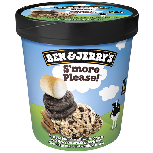 Ben & Jerry's Ice Cream S'More Please! With Fairtrade Ingredients 473 ml